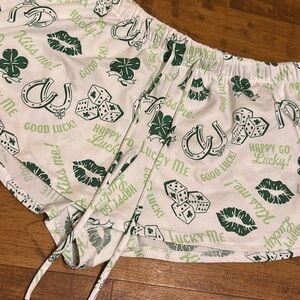Lucky Print Lounge Shorts
